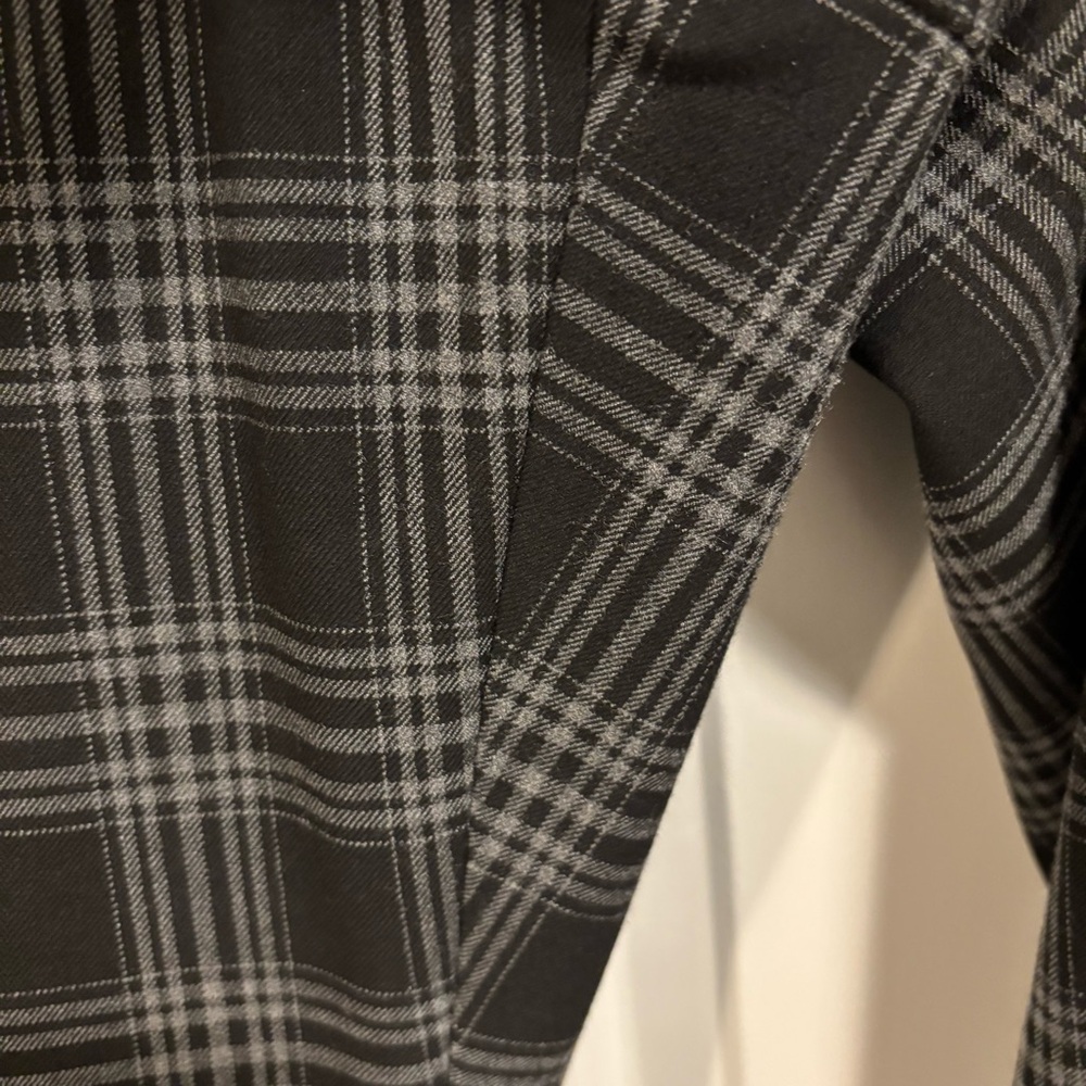 LOFT Devin Belted Slim Pants in Plaid - Picture 6 of 7